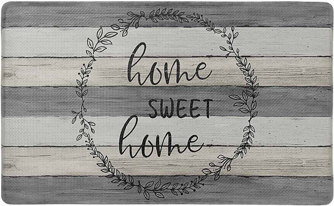 20" x 55" Anti-Fatigue Memory Foam Kitchen Runner Mat Home Sweet Home.