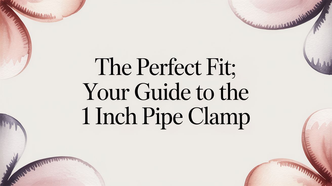 The Perfect Fit: Your Guide to the 1 Inch Pipe Clamp