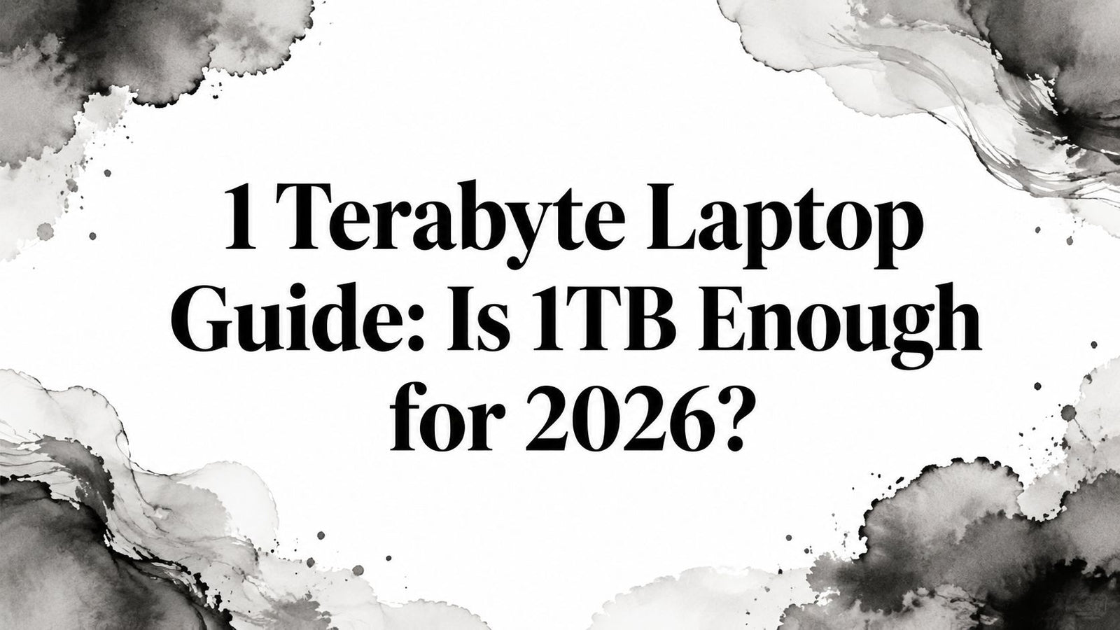 1 Terabyte Laptop Guide: Is 1TB Enough for 2026?
