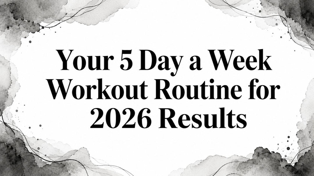 Your 5 Day a Week Workout Routine for 2026 Results