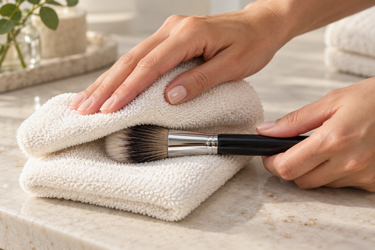 How to Dry Makeup Brushes Without Damaging Them