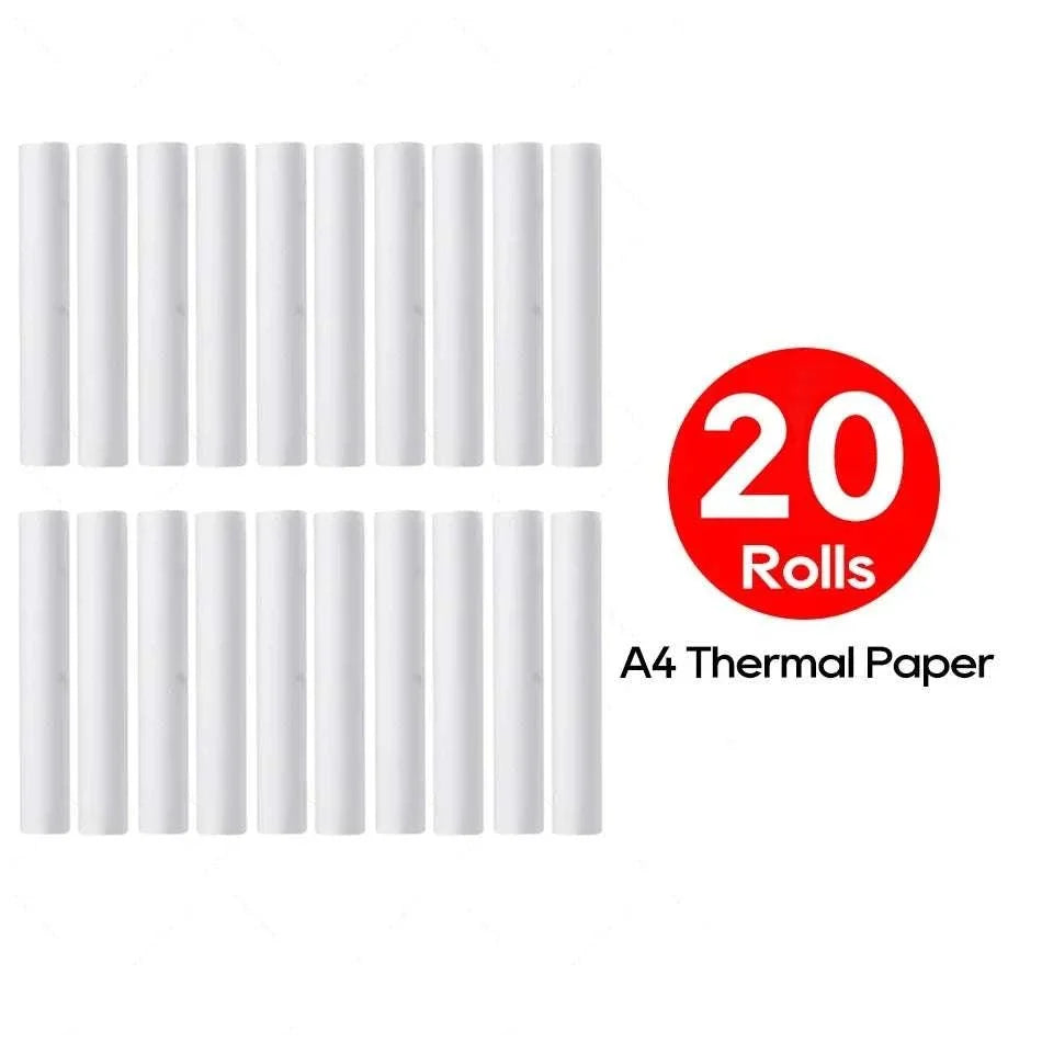 A4 thermal paper rolls for portable thermal printers