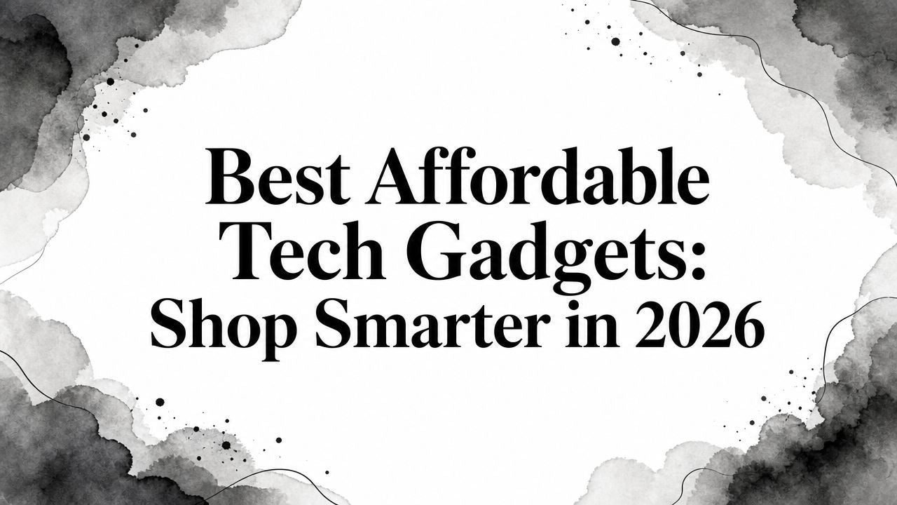 Best Affordable Tech Gadgets: Shop Smarter in 2026