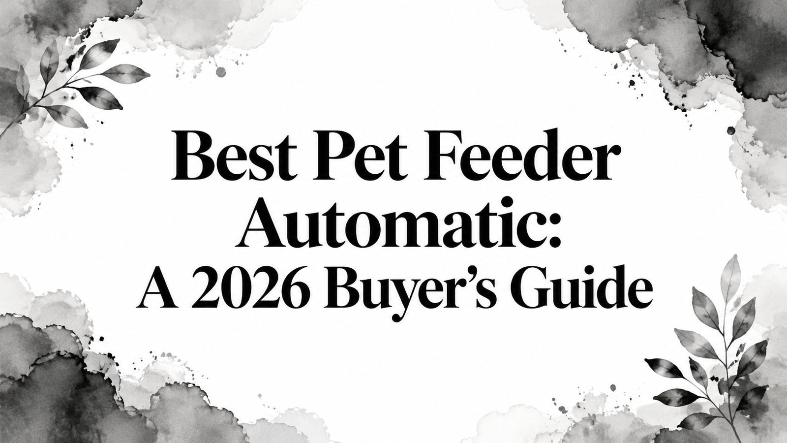 Best Pet Feeder Automatic: A 2026 Buyer's Guide