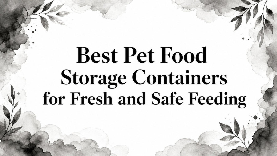 Best Pet Food Storage Containers for Fresh and Safe Feeding