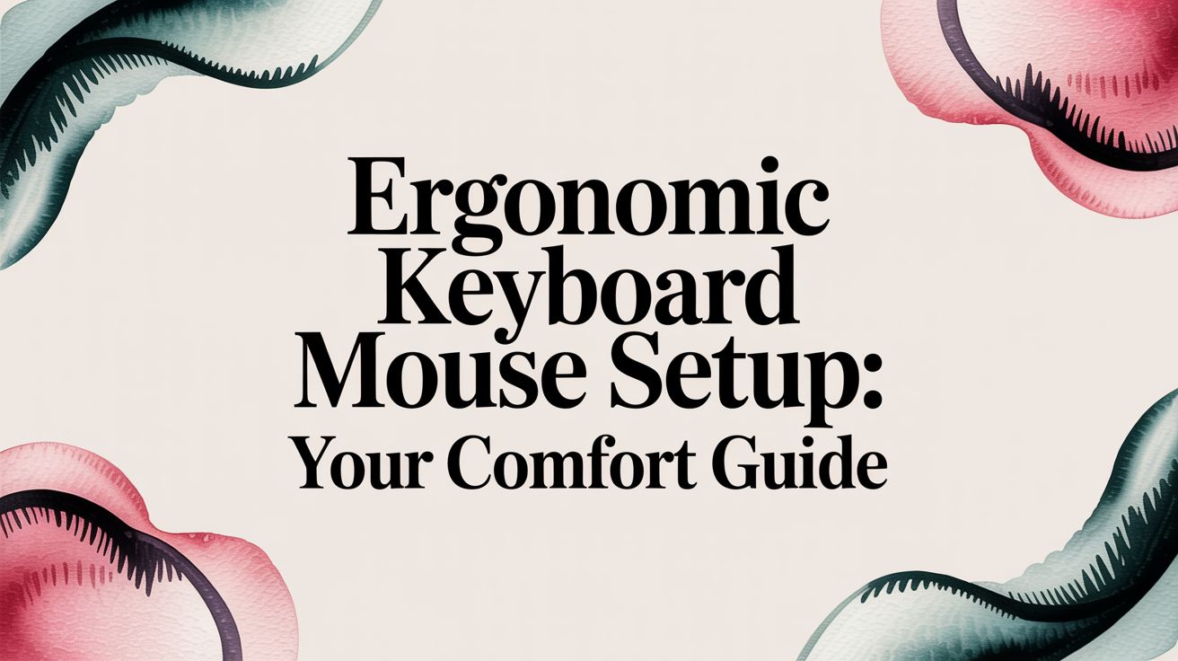 Ergonomic Keyboard Mouse Setup: Your Comfort Guide