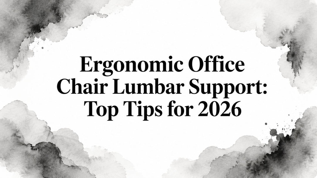 Ergonomic Office Chair Lumbar Support: Top Tips for 2026