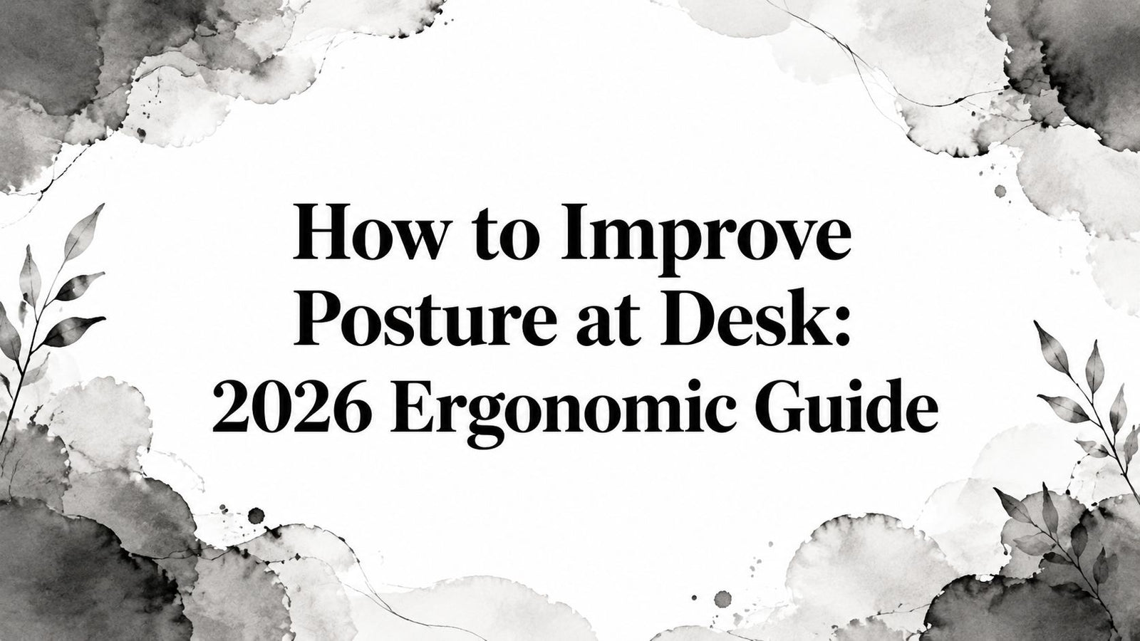 How to Improve Posture at Desk: 2026 Ergonomic Guide