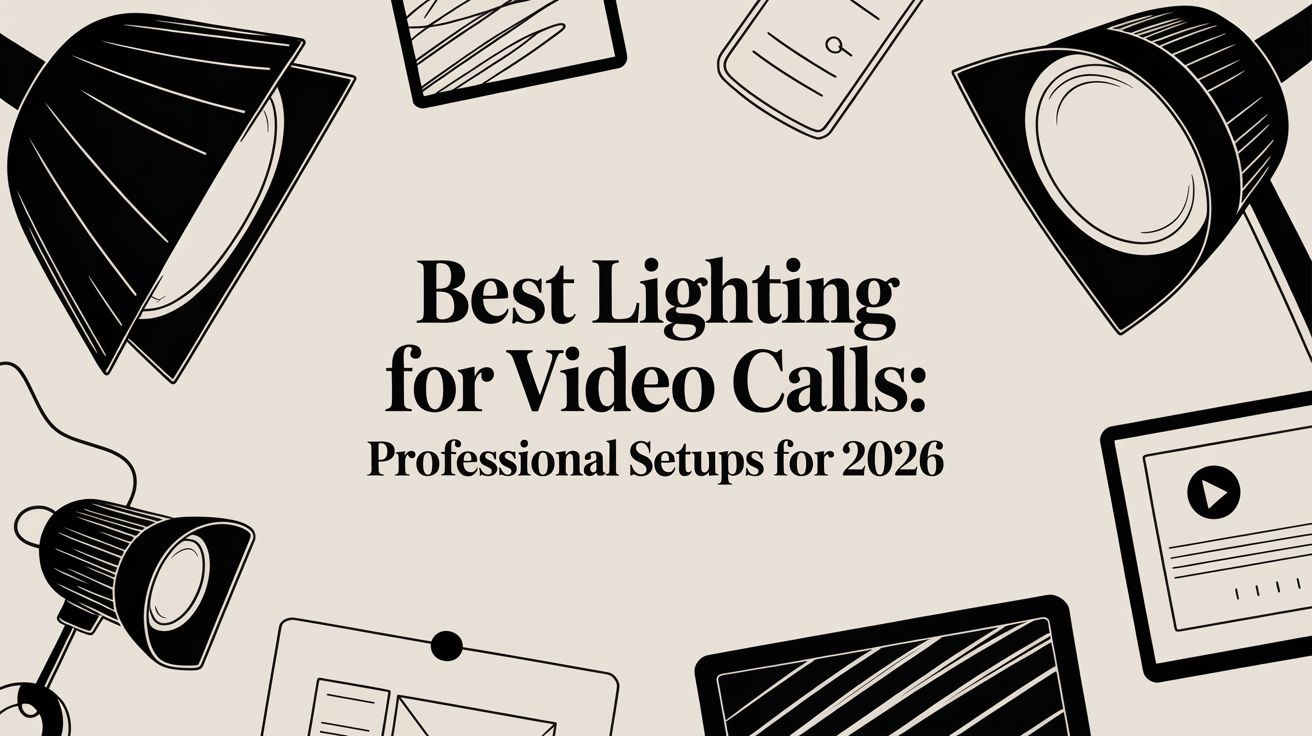 Best Lighting for Video Calls: Professional Setups for 2026