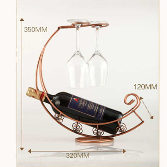 European wine rack and wine rack