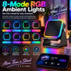 5-in-1 Wireless Speaker Phone Stand with RGB Lights & 360° Adjustable Holder