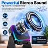 5-in-1 Wireless Speaker Phone Stand with RGB Lights & 360° Adjustable Holder