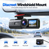 4K UHD Smart Dash Cam with Wi-Fi, GPS Support, Night Vision & Optional Rear Camera