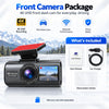 4K UHD Smart Dash Cam with Wi-Fi, GPS Support, Night Vision & Optional Rear Camera