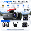 4K UHD Smart Dash Cam with Wi-Fi, GPS Support, Night Vision & Optional Rear Camera