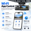 4K UHD Smart Dash Cam with Wi-Fi, GPS Support, Night Vision & Optional Rear Camera