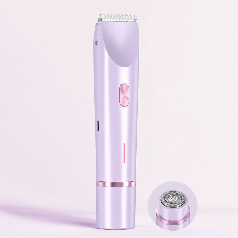 2-in-1 Women’s Electric Razor | Trimmer & Foil Shaver