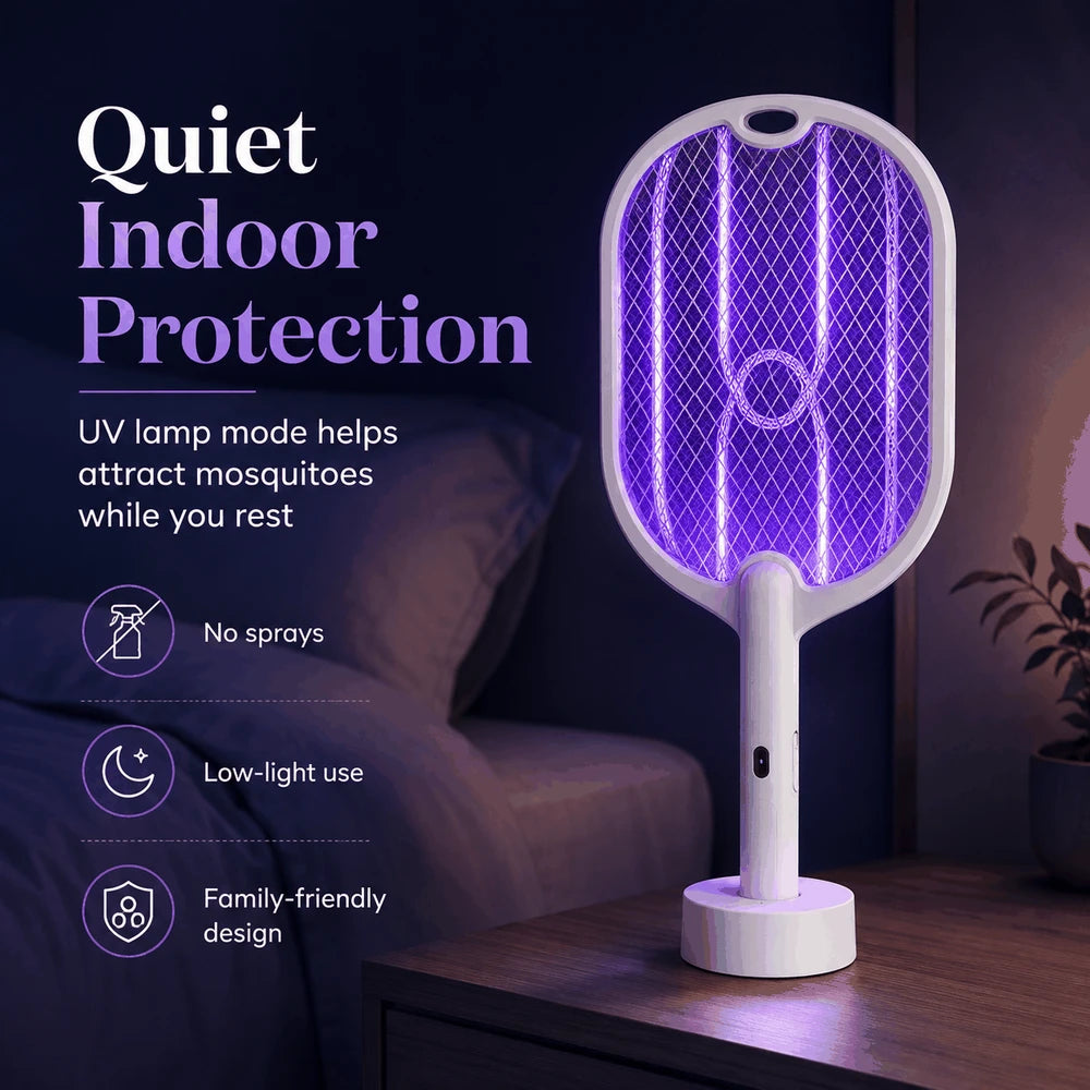 3000V mosquito swatter, electric mosquito swatter, Type-C charging