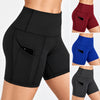 Women’s High-Waisted Biker Shorts with Pockets | Stretch Workout Shorts