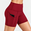 Women’s High-Waisted Biker Shorts with Pockets | Stretch Workout Shorts