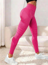 Women’s 3D Textured High-Waisted Scrunch Leggings – Tummy Support Workout & Yoga Pants