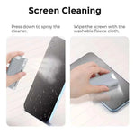 Earbud cleaning pen for removing dust and debris from charging cases and small tech crevices