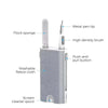 5-in-1 cleaning pen for quick dry cleaning of earbuds, charging cases and small electronics