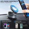 Magnetic Vacuum Suction Phone Holder – Foldable 360° Adjustable Car Mount for MagSafe & Dashboard Use