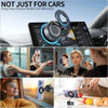 Magnetic Vacuum Suction Phone Holder – Foldable 360° Adjustable Car Mount for MagSafe & Dashboard Use