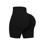 Women’s high-waist contour-knit workout shorts product view