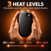 2-in-1 Magnetic Rechargeable Hand Warmers with Digital Display