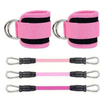 Ankle Resistance Bands Set with Padded Straps | Glute & Leg Workout