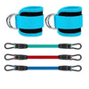 Ankle Resistance Bands Set with Padded Straps | Glute & Leg Workout