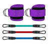 Ankle Resistance Bands Set with Padded Straps | Glute & Leg Workout