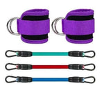 Ankle Resistance Bands Set with Padded Straps | Glute & Leg Workout