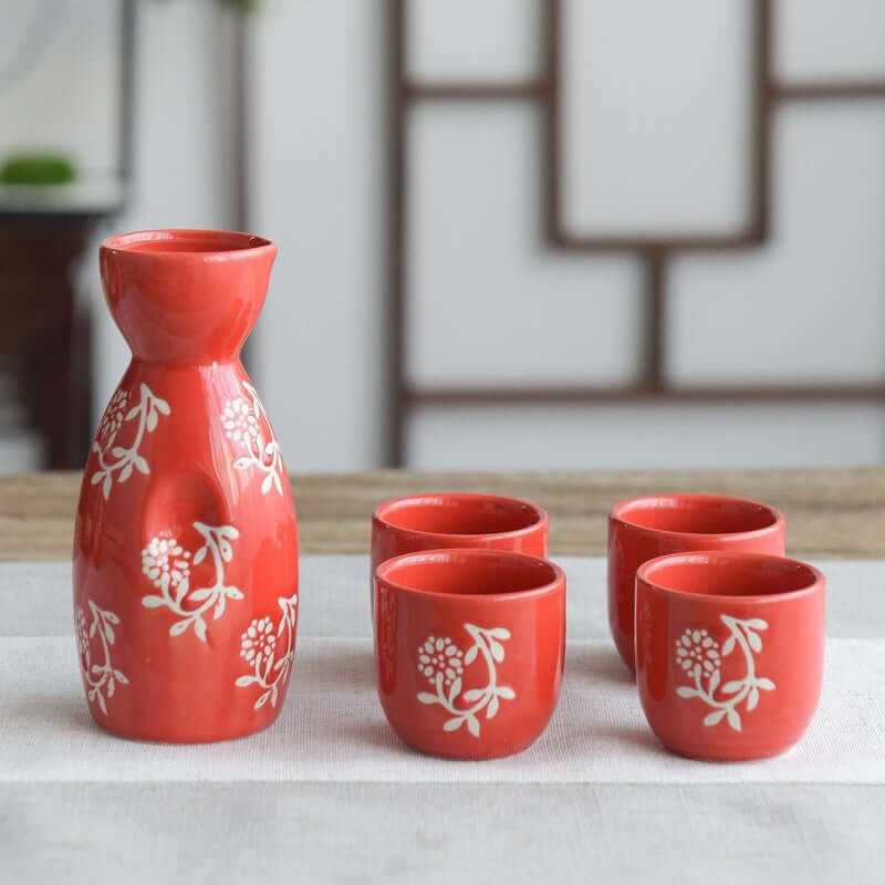 Household Ceramic Wine Pot Set