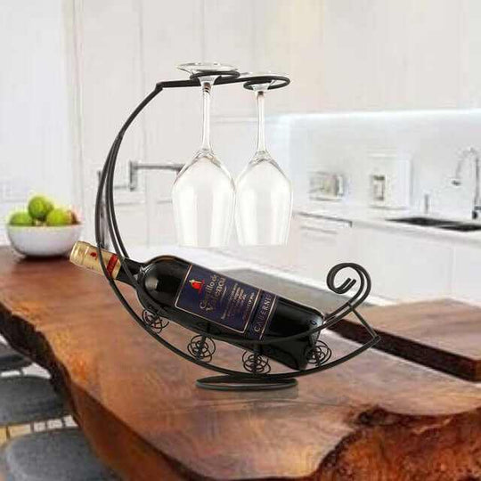 European wine rack and wine rack