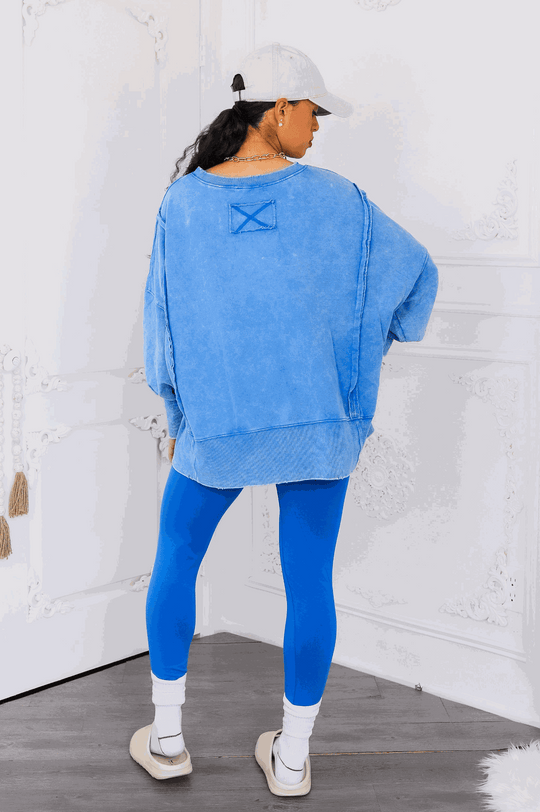 Oversized Mineral Wash Pullover