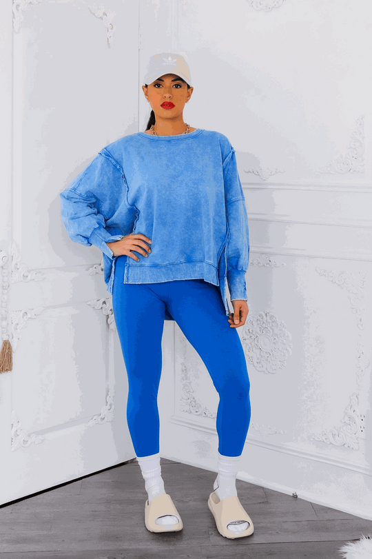 Oversized Mineral Wash Pullover