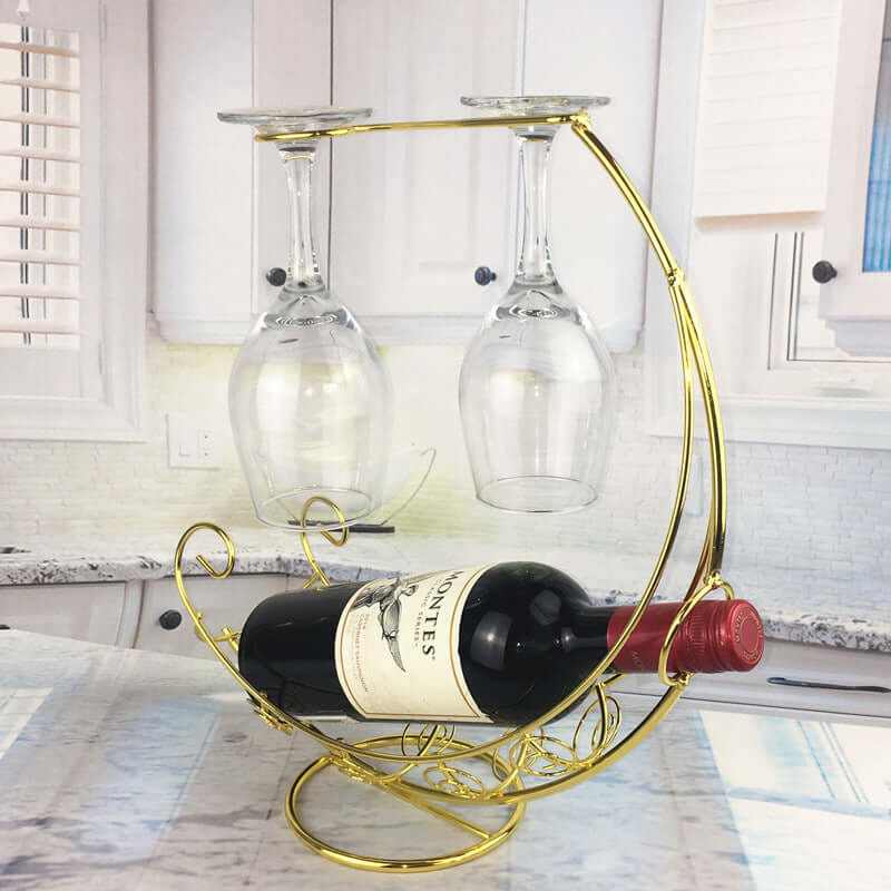 European wine rack and wine rack