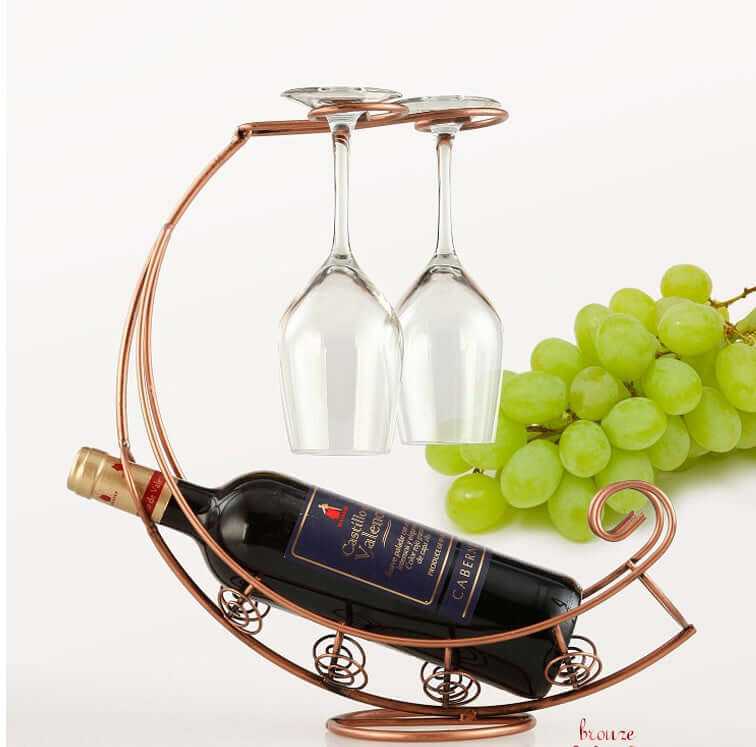 European wine rack and wine rack