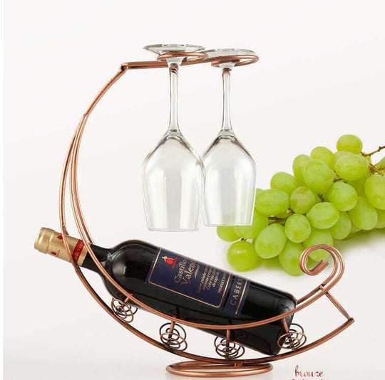 European wine rack and wine rack