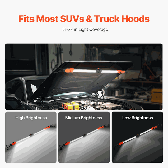 Underhood Work Light 2300LM 6000mAh LED Cordless Work Light Rechargeable Battery