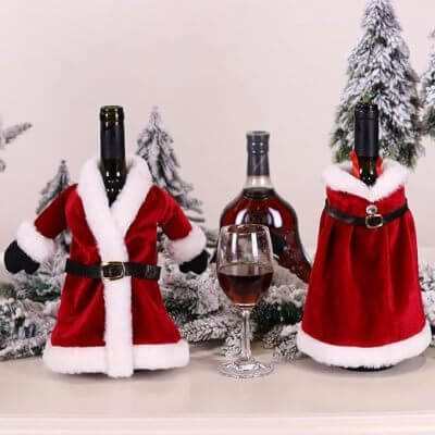 christmas bottle covers