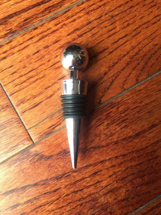 Environmentally Friendly Plastic Silver Plated Wine Stopper Wine Wine Stopper Custom Wine Bottle Stopper