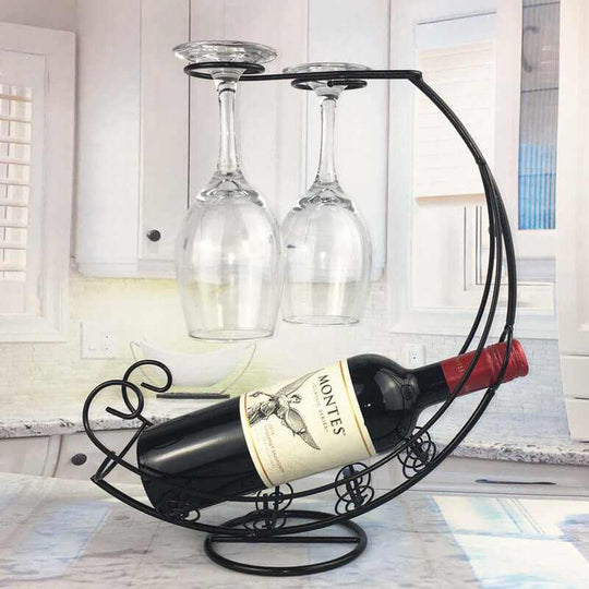 European wine rack and wine rack