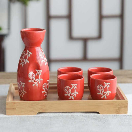 Household Ceramic Wine Pot Set