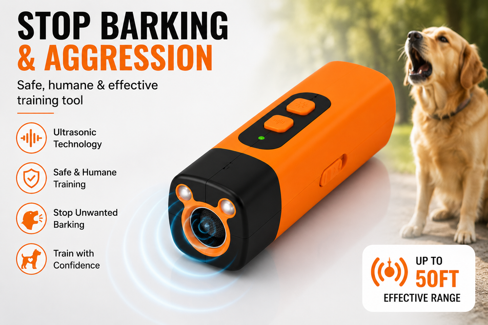 PetGuard™ Rechargeable Ultrasonic Dog Training Device