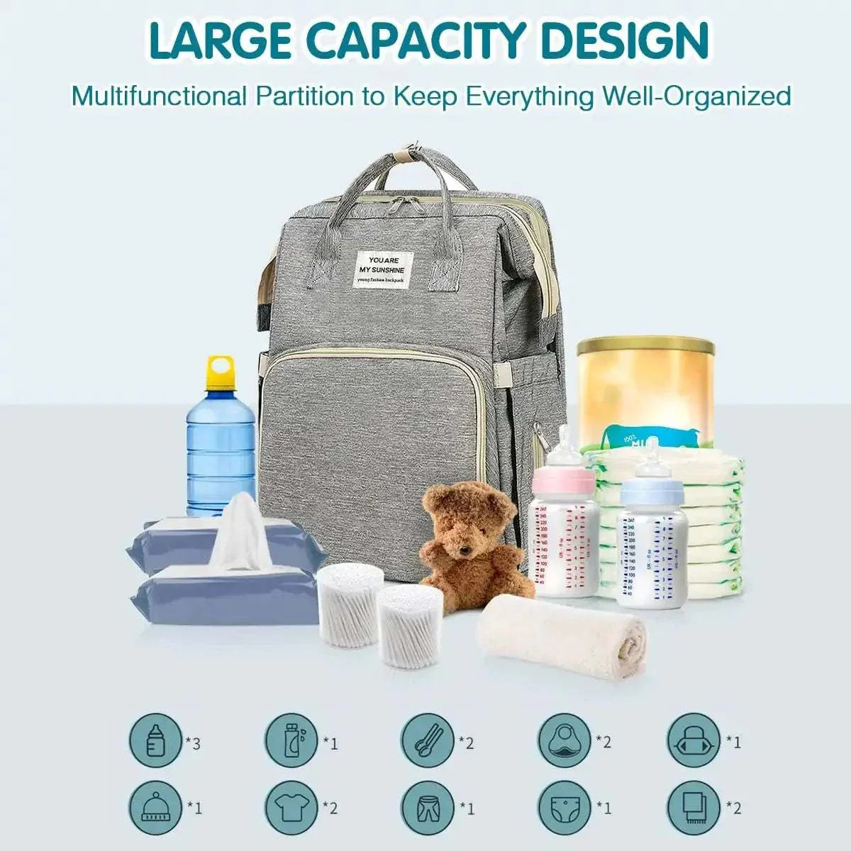 Diaper Baby Bag - Granted solutions