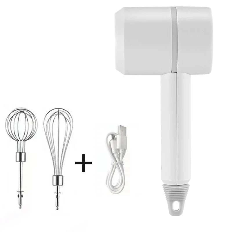 Cordless Hand Mixer – 3-Speed High-Power Portable Kitchen Mixer
